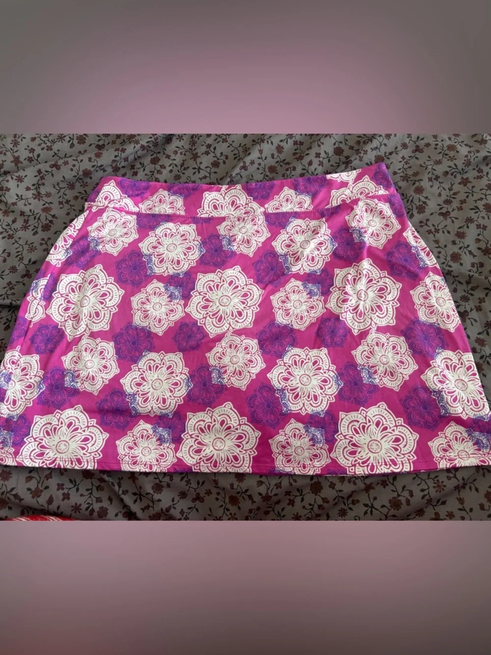 Pink, blue, white women’s skort - Picture 2 of 4